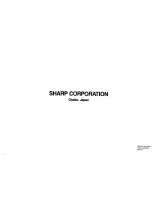 Предварительный просмотр 34 страницы Sharp SV-2189N Operation Manual