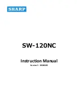 Preview for 1 page of Sharp SW-120NC Instruction Manual