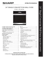 Sharp SWA2450GS Operation Manual preview