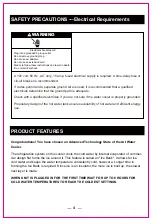 Preview for 4 page of Sharp SWD-77EH-BK Quick Start Manual