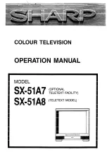 Sharp SX-51A7 Operation Manual preview