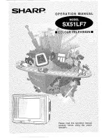 Sharp SX51LF7 Operation Manual preview