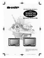 Sharp SX66NF100 Operation Manual предпросмотр