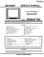 Sharp SX68JF100 Service Manual preview