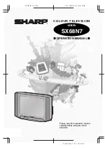 Sharp SX68N7 Operation Manual preview