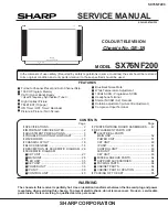 Preview for 1 page of Sharp SX76NF200 Service Manual