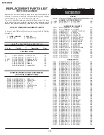 Preview for 52 page of Sharp SX76NF200 Service Manual