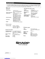 Предварительный просмотр 112 страницы Sharp System-CD555H Operation Manual