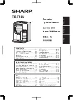 Sharp TE-T56U Operation Manual preview