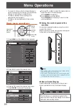 Preview for 32 page of Sharp TL-M4600 Operation Manual