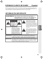 Preview for 65 page of Sharp TL-M5200 Operation Manual