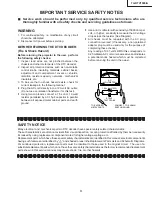 Preview for 3 page of Sharp TU-DTV1000/A Service Manual