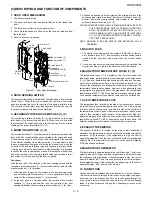 Предварительный просмотр 11 страницы Sharp Twin Touch R-CD1200M Service Manual