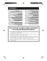 Preview for 2 page of Sharp Twin Touch R-CD1800M Operation Manual