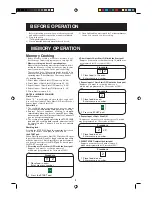 Preview for 9 page of Sharp Twin Touch R-CD1800M Operation Manual