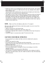 Предварительный просмотр 7 страницы Sharp UA-HG30E Operation Manual