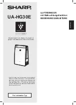 Предварительный просмотр 25 страницы Sharp UA-HG30E Operation Manual