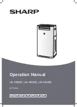 Sharp UA-HG40E Operation Manual preview