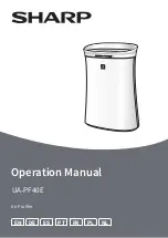 Sharp UA-PF40E Operation Manual preview