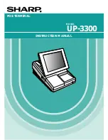 Предварительный просмотр 1 страницы Sharp UP-3300 Instruction Manual