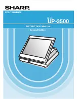 Sharp UP-3500 Instruction Manual preview