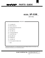 Preview for 109 page of Sharp UP-5300 Service Manual