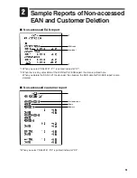 Preview for 53 page of Sharp UP-820F Reports Manual