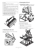 Preview for 3 page of Sharp UP-X500 Installation Manual