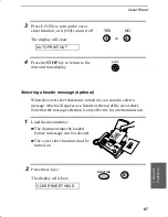 Preview for 69 page of Sharp UX-310 Operation Manual