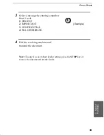 Предварительный просмотр 101 страницы Sharp UX 460 - B/W Thermal Transfer Operation Manual