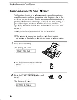 Предварительный просмотр 106 страницы Sharp UX 460 - B/W Thermal Transfer Operation Manual