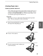 Предварительный просмотр 139 страницы Sharp UX 460 - B/W Thermal Transfer Operation Manual