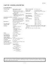 Предварительный просмотр 4 страницы Sharp UX-460 Service Manual