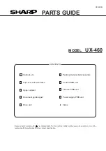 Предварительный просмотр 54 страницы Sharp UX-460 Service Manual