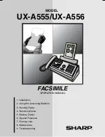 Sharp UX-556 Operation Manual предпросмотр