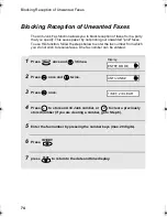 Preview for 76 page of Sharp UX-A450 Operation Manual