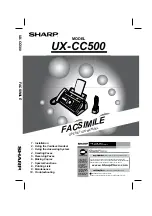 Sharp UX CC500 - B/W Thermal Transfer Operation Manual предпросмотр