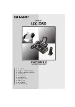 Sharp UX-D50 Operation Manual preview