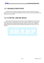 Preview for 15 page of Sharp V-1 General & Electrics Manual