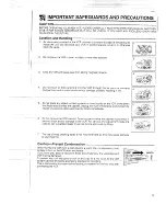 Preview for 3 page of Sharp VC-A270X Operation Manual