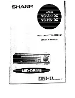 Sharp VC-A410X Operation Manual preview