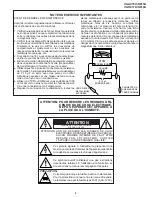 Предварительный просмотр 3 страницы Sharp VC-A415U Service Manual