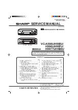 Sharp VC-A598U Service Manual preview