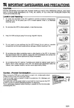 Предварительный просмотр 3 страницы Sharp VC-AA370 Operation Manual