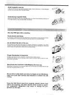Preview for 6 page of Sharp VC-C10PN Operation Manual