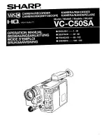 Preview for 1 page of Sharp VC-C50SA Operation Manual