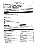 Preview for 3 page of Sharp VC-C50SA Operation Manual