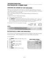 Preview for 23 page of Sharp VC-FH300SM Operation Manual