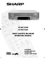 Preview for 1 page of Sharp VC-M313HM Operation Manual