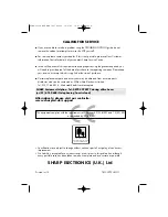 Preview for 4 page of Sharp VC-MH704HM Operation Manual